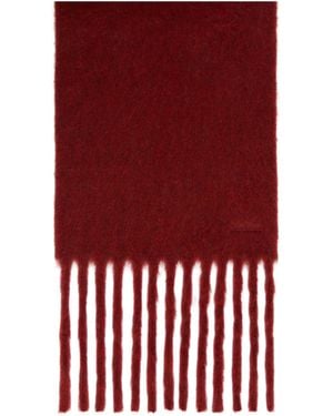 Max Mara Alpaca-Blend Scarf - Red