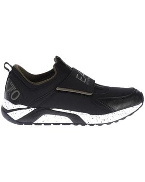 EA7 Round Toe Trainers - Black