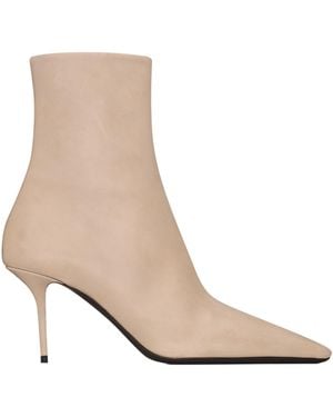 Saint Laurent Ashley Booties - Natural
