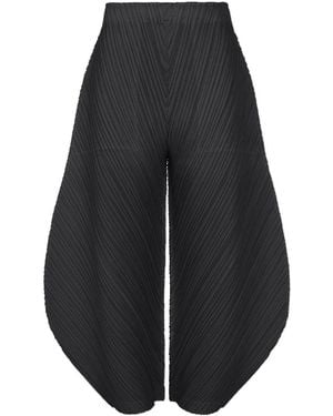 Pleats Please Issey Miyake Thicker Bottoms 1 Trousers - Blue