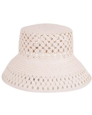 Max Mara Perforated Hat - Pink