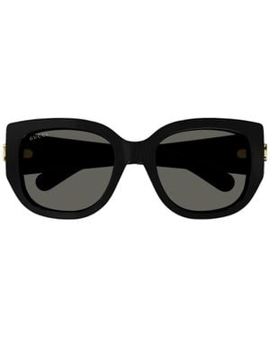 Gucci Eyewear Square-Frame Sunglasses - Black