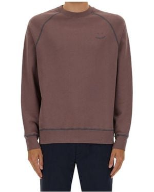 Paul Smith Ps Paul Smith Long-Sleeved Crewneck Sweatshirt - Brown