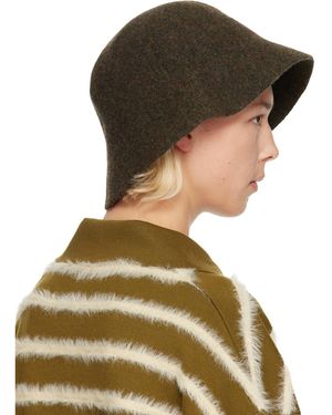 A.P.C. Khaki Cloche Fisherman's Hat - Green