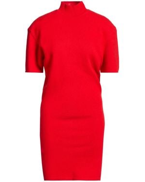 Jacquemus Bodycon Knit Dress - Red