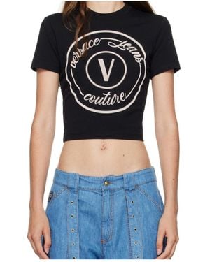 Versace Jeans Couture Couture Emblem T-Shirt - Black