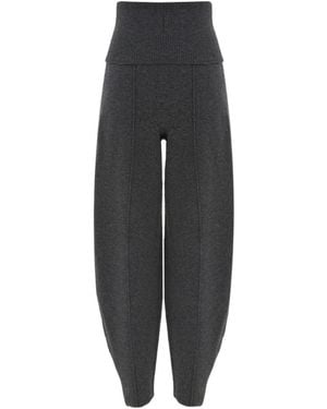 Zimmermann Valiant Knit Barrel Pant - Grey