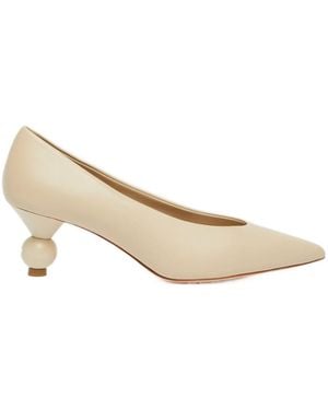 Weekend by Maxmara Pointed High Heels - Natural