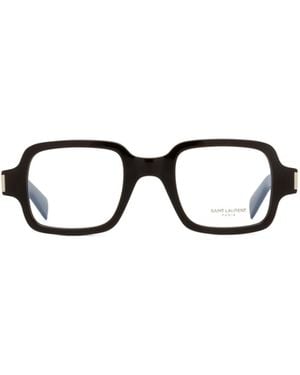 Saint Laurent Eyewear Square Frame Glasses - White
