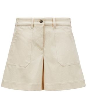 Moncler Patch Pocket Shorts - Natural