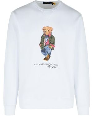 Polo Ralph Lauren Polo Bear Fleece Sweatshirt - White