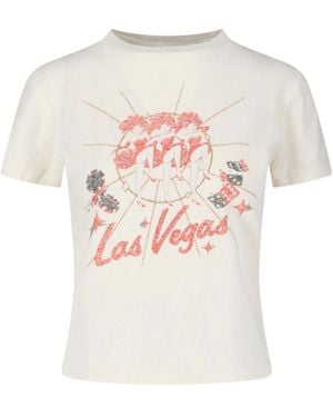 RE/DONE Classic 'Vegas' T-Shirt - White