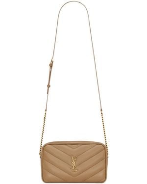Saint Laurent Loulou Camera Bag - White
