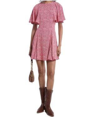 MICHAEL Michael Kors Short-Sleeved Dress - Pink