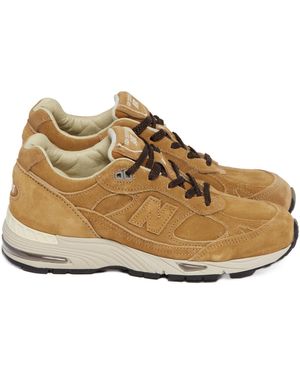 New Balance Lace-Up Trainers - Natural