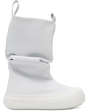 Yume Yume Mid-Calf Chelsea Boots - White