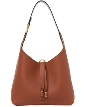 Chloé Chloé Small Marcie Hobo Bag - Brown