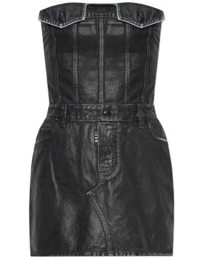 DSquared² Strapless Denim Dress - Black