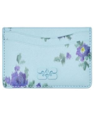 Ganni Bou Card Holder - Blue