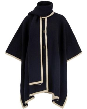 Barbour Scarf Collar Cape - Black