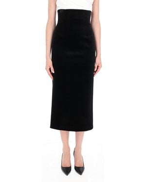 Philosophy Di Lorenzo Serafini High Waist Pencil Skirt - Black