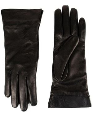 Ann Demeulemeester Leather Gloves - Black