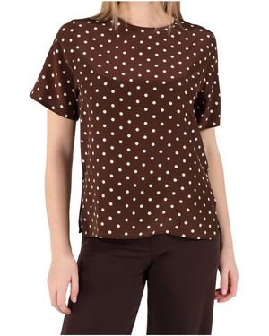 P.A.R.O.S.H. Polka Dot Blouse - Black