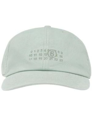 MM6 by Maison Margiela Logo Embroidered Cap - Green