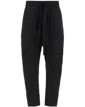 Thom Krom 34 Drawstring Low-Crotch Trousers - Black