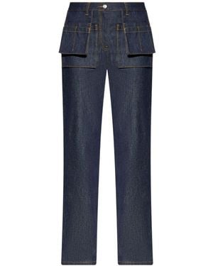 Helmut Lang Utility Mid-Rise Jeans - Blue