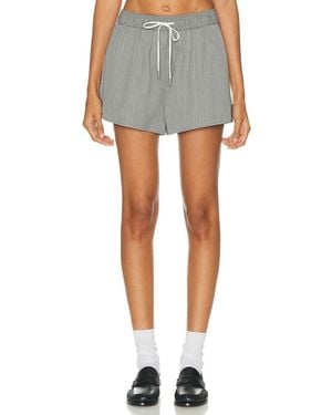 St. Agni Elastic Waist Shorts - Blue