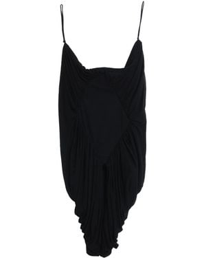 Saint Laurent Pleated Design Vest - Black