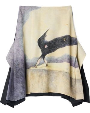 Lemaire La Nuit Qui Marche Skirt - Natural