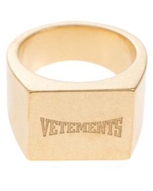 Vetements Logo Ring - Natural