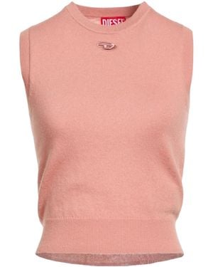 DIESEL Knitted Sleeveless Top - Pink