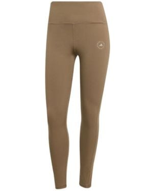 adidas By Stella McCartney High-Waist Activewear Trousers - Natural