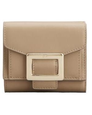 Roger Vivier Belle Vivier Wallet - Natural