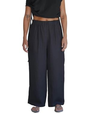Baserange Elasticated Paorli Trousers - Black