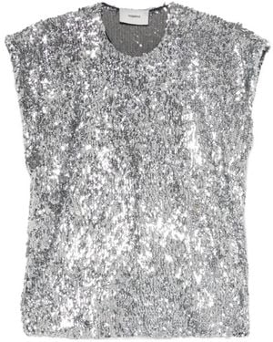 Coperni Sequined Top - Grey