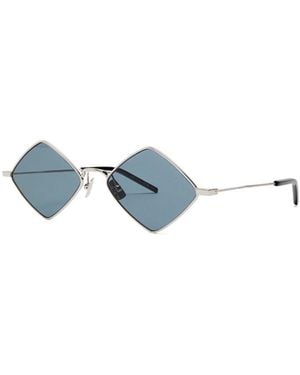 Saint Laurent Lisa Hexagon-Frame Sunglasses - White