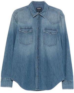 Dondup Long Sleeve Shirt - Blue