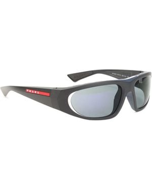 Prada Linea Rossa Prada Eyewear Linea Rossa Rectangle Frame Sunglasses - White