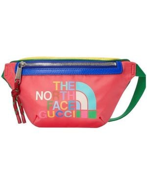 Gucci X The North Face Logo Waist Bag - Red
