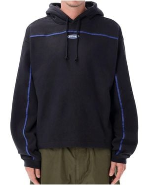 Stussy Long-Sleeved Hooded Sweatshirt - Blue