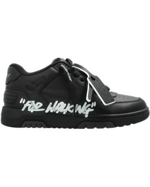 Off-White c/o Virgil Abloh Out Of Office 'For Walking' Trainers - Black
