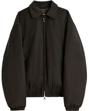Our Legacy Churchill Stripe Membrane Wool - Black