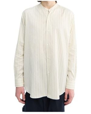 AURALEE Striped Shirt - White