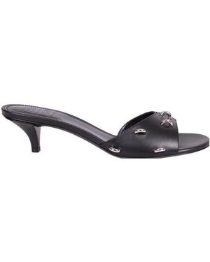 Givenchy Studded Rings Open-Toe Mules - Multicolour