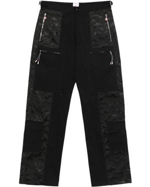 CASABLANCA Mountain-Print Pocket Pants - Black