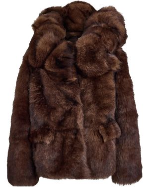 Prada Warm Shearling Jacket - Brown
